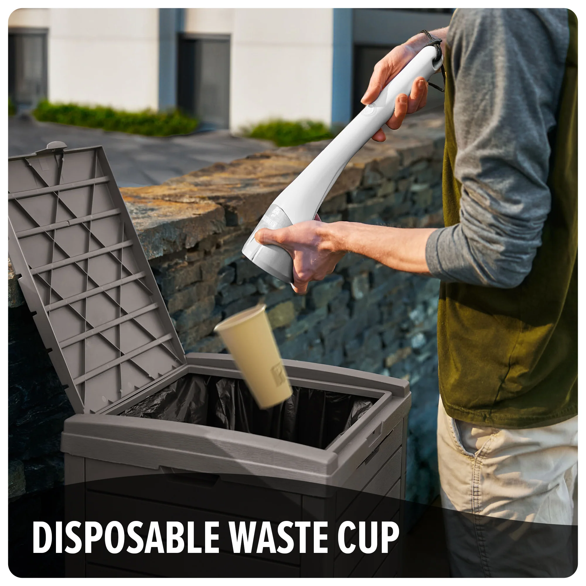 DogWalker Pet Waste Vacuum + Disposable Waste Cup 60 pack - Image 4